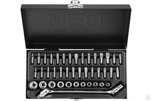 Набор сменных головок NEO Tools 1/4 41 шт 08-603 #1