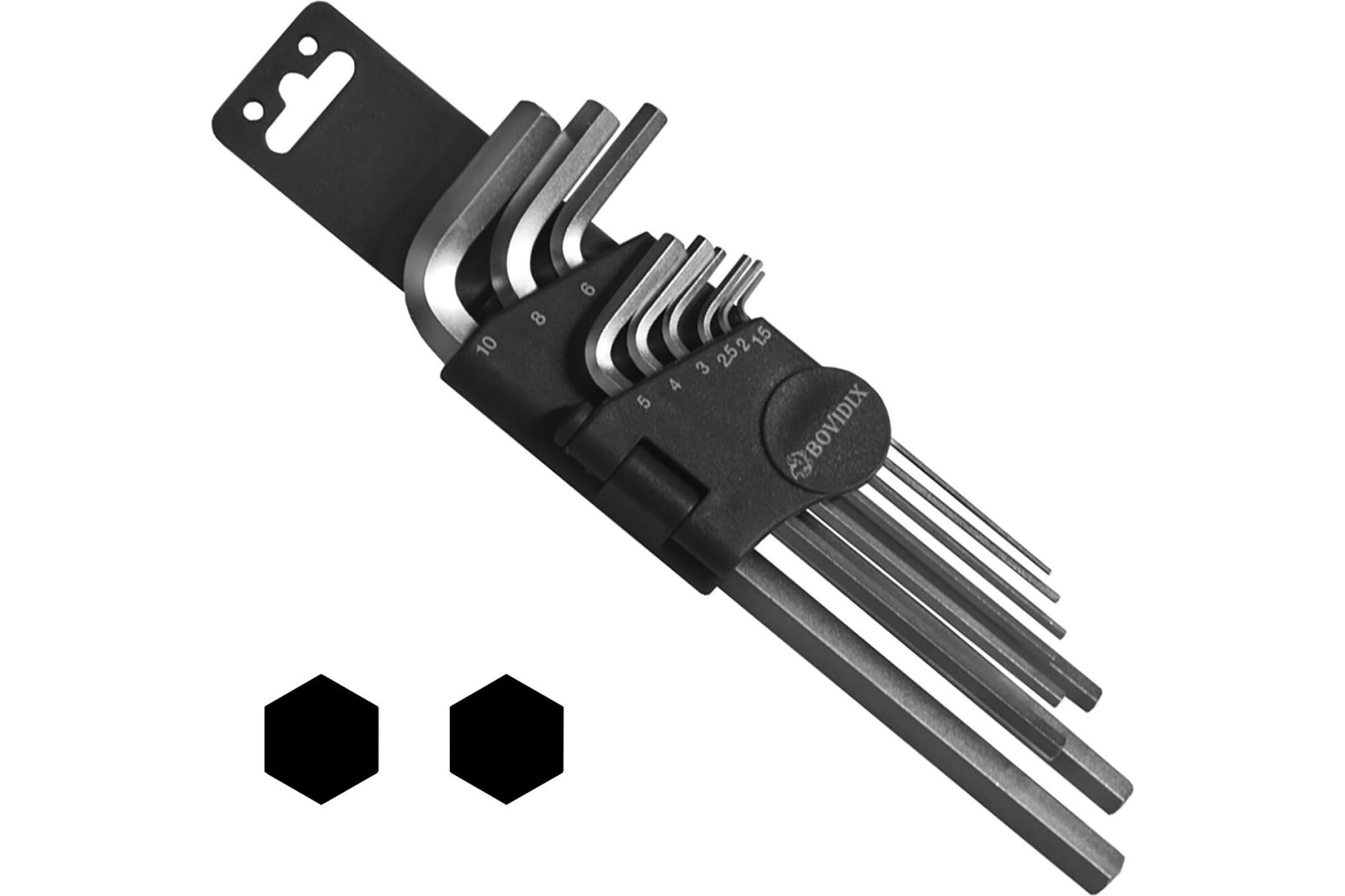 Набор шестигранных ключей BOVIDIX 6030409 1