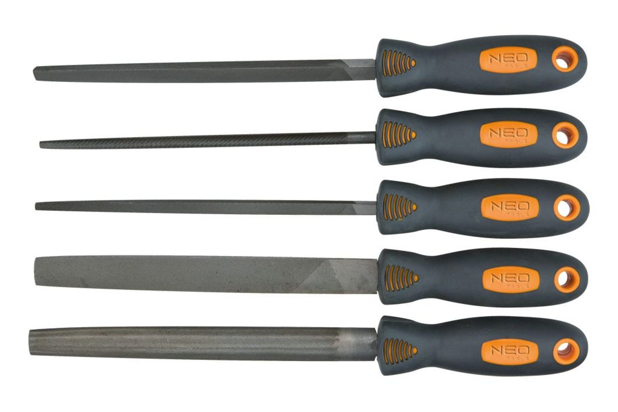 Напильники по металлу NEO Tools набор 5 шт 37-610