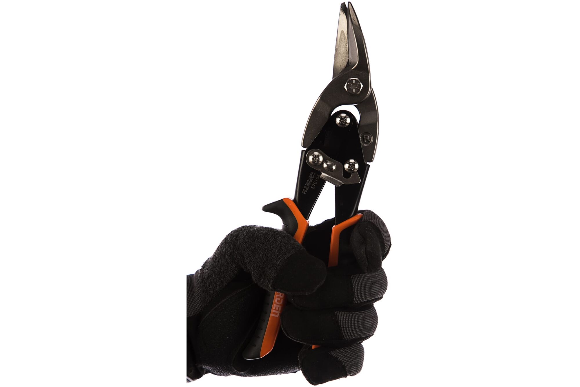 Ножницы HARDEN по металлу Мурена, 254 мм, правые, CRV, двухкомпонентная рукоятка 570106 3