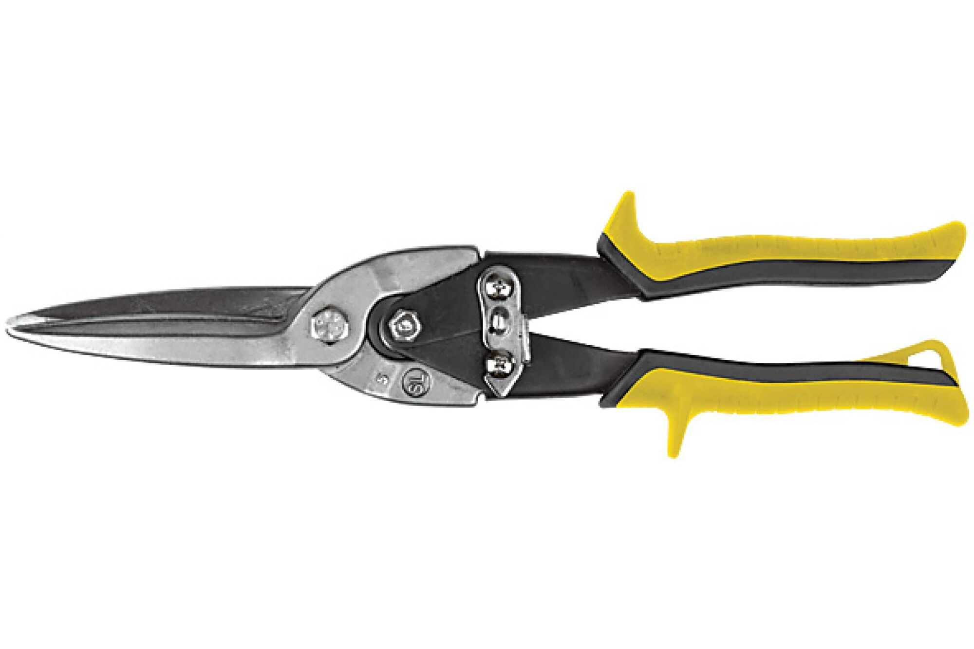 Ножницы по металлу FIT удлиненные CrV, прорезиненные ручки, прямые 290 мм 41530