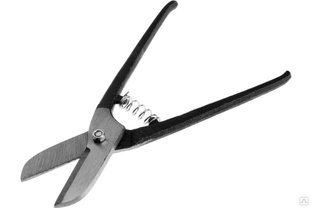 Ножницы по металлу LOM прямой рез, металлические рукоятки, 250 мм 5300260 #1