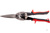 Ножницы по металлу MATRIX, удлиненные, 285 мм, пряморежущие, обрезиненные рукоятки 78341 #2