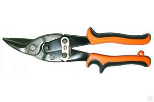 Ножницы по металлу SKRAB леворежущие 250 мм оранжевые 24022 
