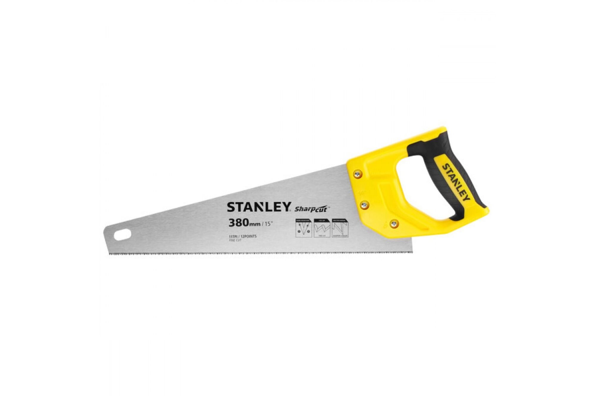 Ножовка Stanley SHARPCUT 11TPI, 380 мм STHT20369-1
