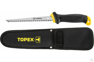 Ножовка для гипсокартона TOPEX с чехлом 150 мм 10A717P #1