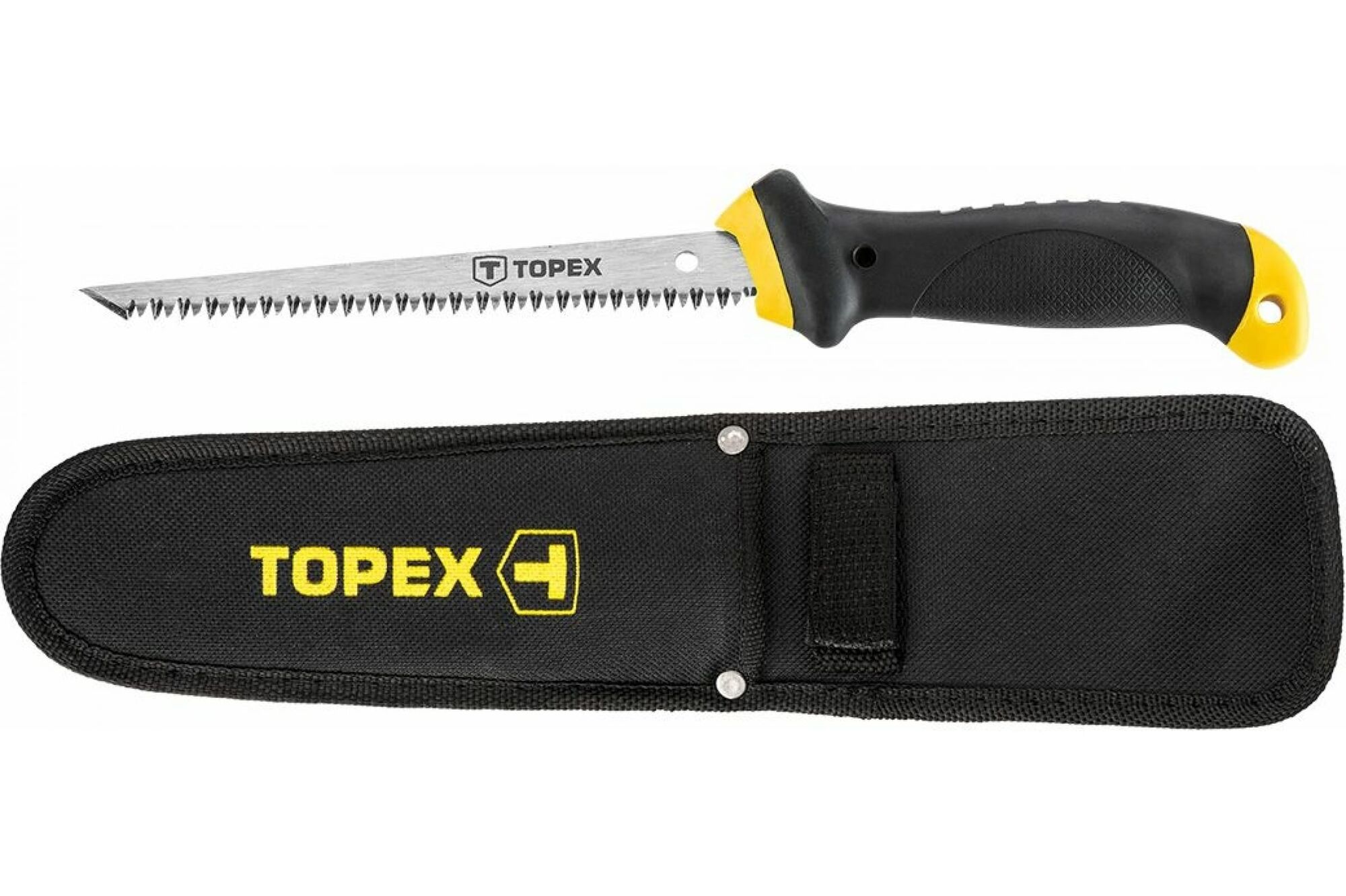 Ножовка для гипсокартона TOPEX с чехлом 150 мм 10A717P