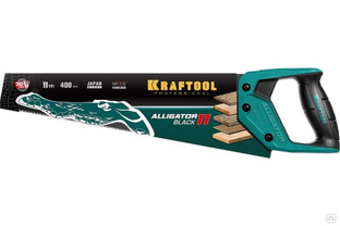 Ножовка для точного реза Kraftool 'Alligator BLACK', 400 мм, 11 TPI 3D зуб, 15205-40 #1