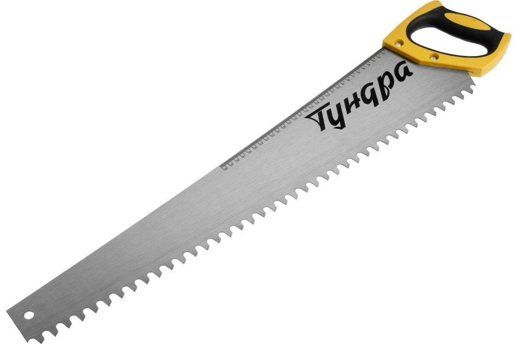 Ножовка по газобетону TUNDRA, 650 мм, шаг 16 мм, полимерное покрытие, закаленная сталь 7447120