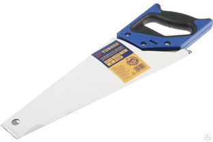 Ножовка по дереву TUNDRA 2К рукоятка, 3D заточка, каленый зуб, 7-8 TPI, 350 мм 5155402 #1