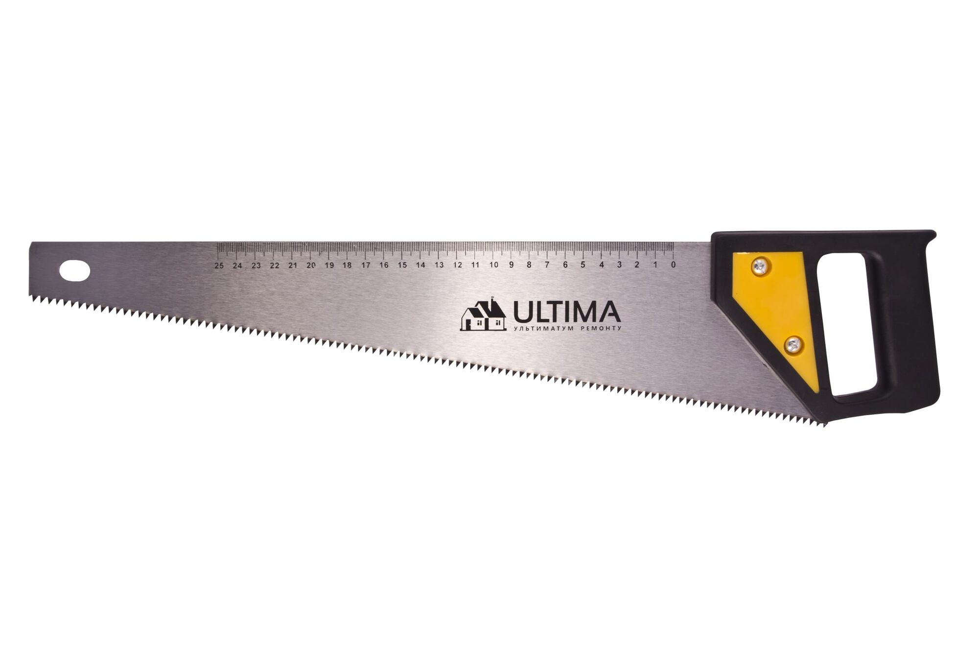 Ножовка по дереву Ultima 400 мм, каленный зуб, пластиковая рукоятка 160001