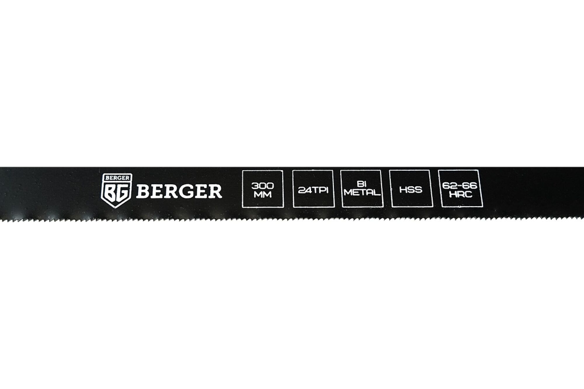 Ножовка по металлу Berger BG 300 мм, биметаллическое полотно, 24TPI, BG1846 3