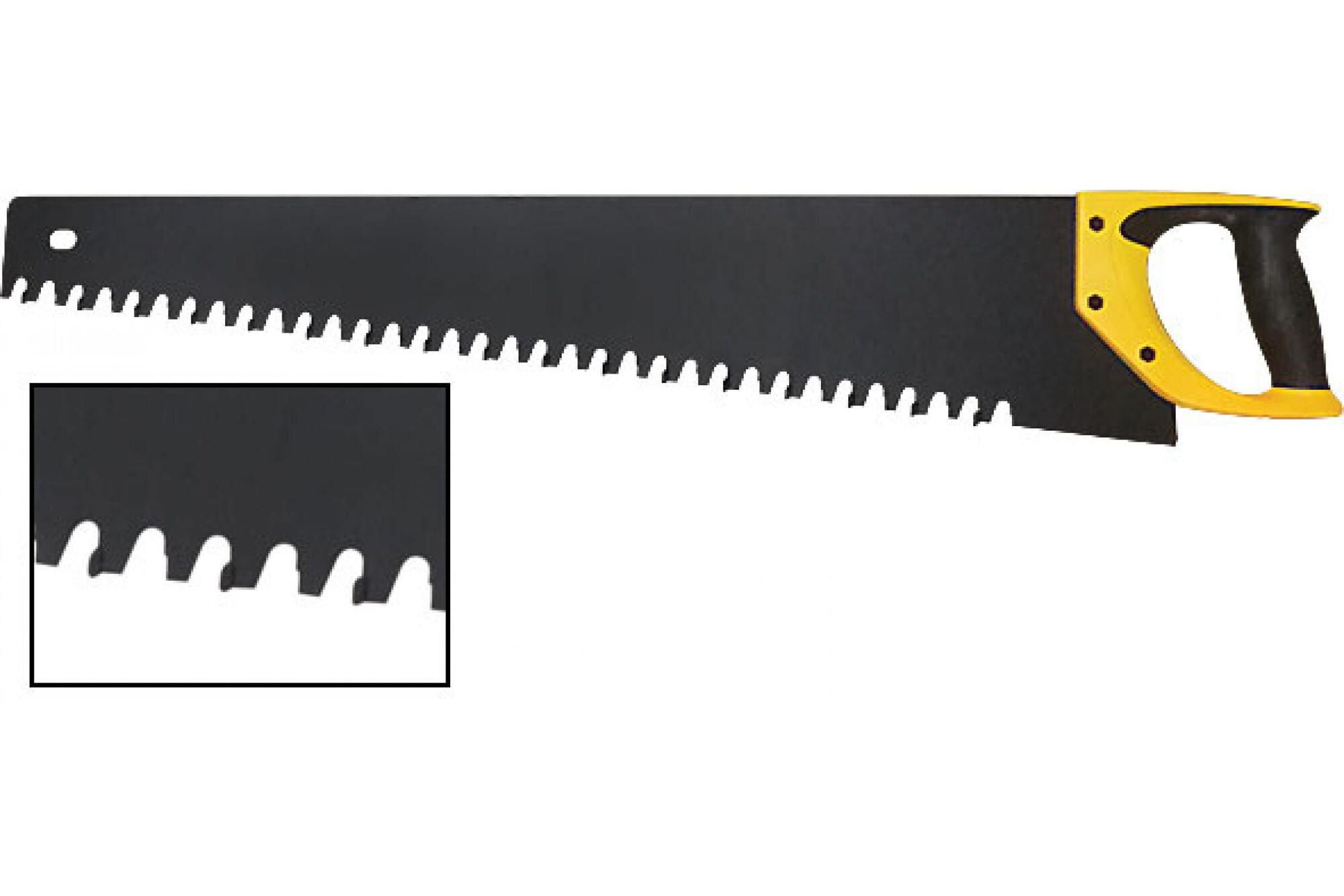 Ножовка по пенобетону FIT карбидные вставки на каждом 2-ом зубе, 550 мм 40771