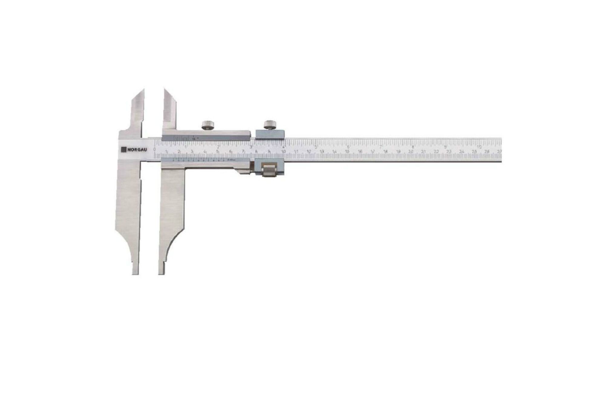 Нониусный цеховой штангенциркуль NORGAU 0-400 мм, тип NCV-2, 040005042