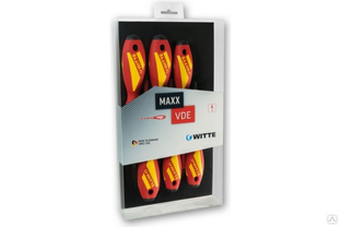 Отвертки MAXX VDE набор PZ/шлиц х6 шт new WITTE 653749216 Witte 