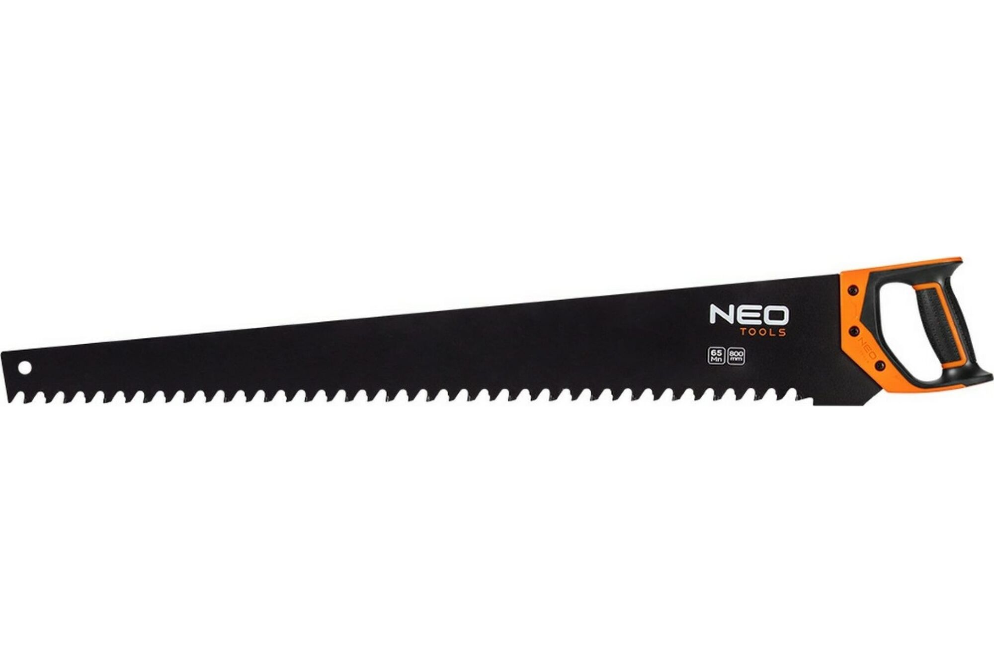 Пила для блоков по газобетону NEO Tools 800 мм, 23 зуба, с накладками widia 41-201