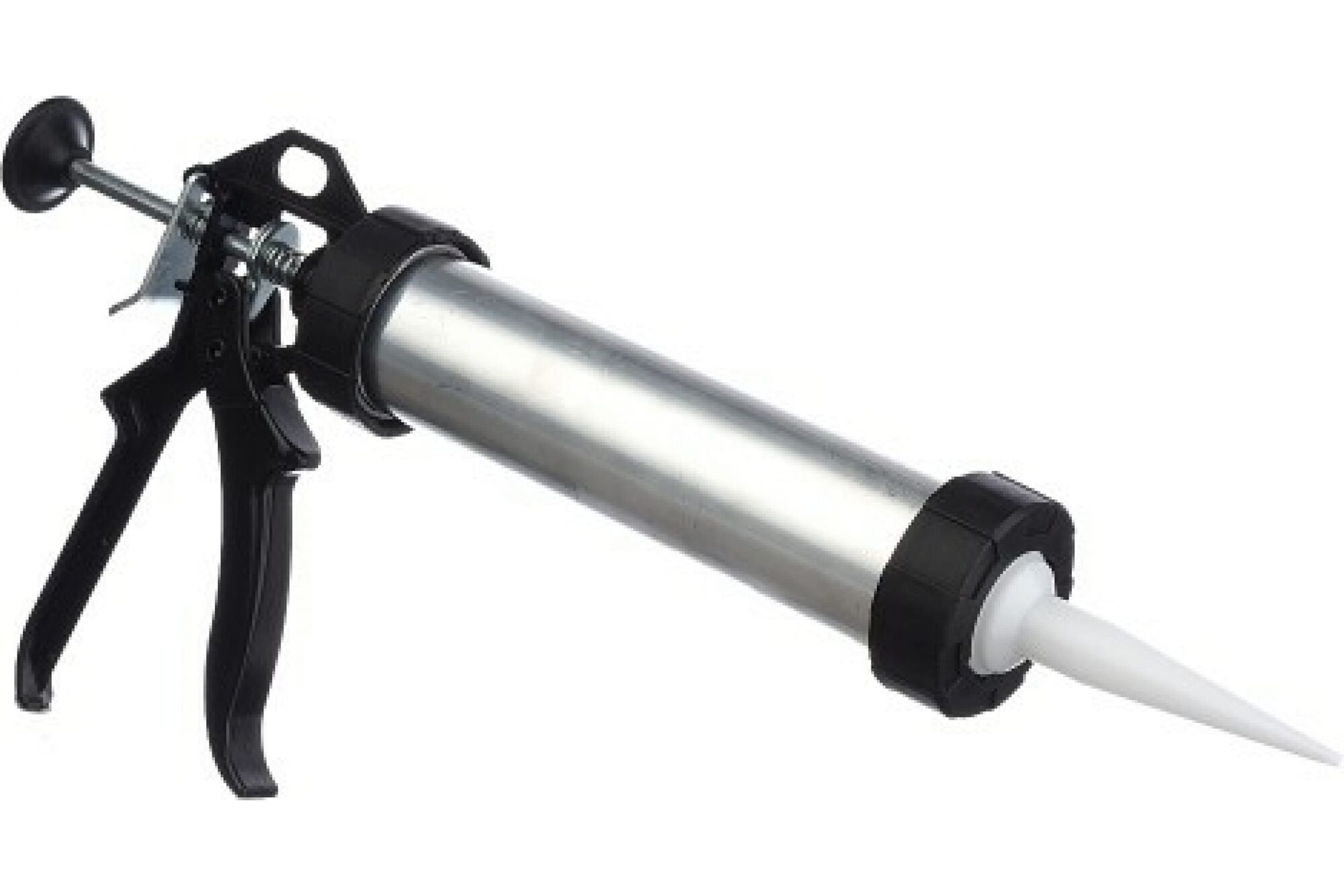 Пистолет для герметика vertextools, 400 мм, алюминий 9015