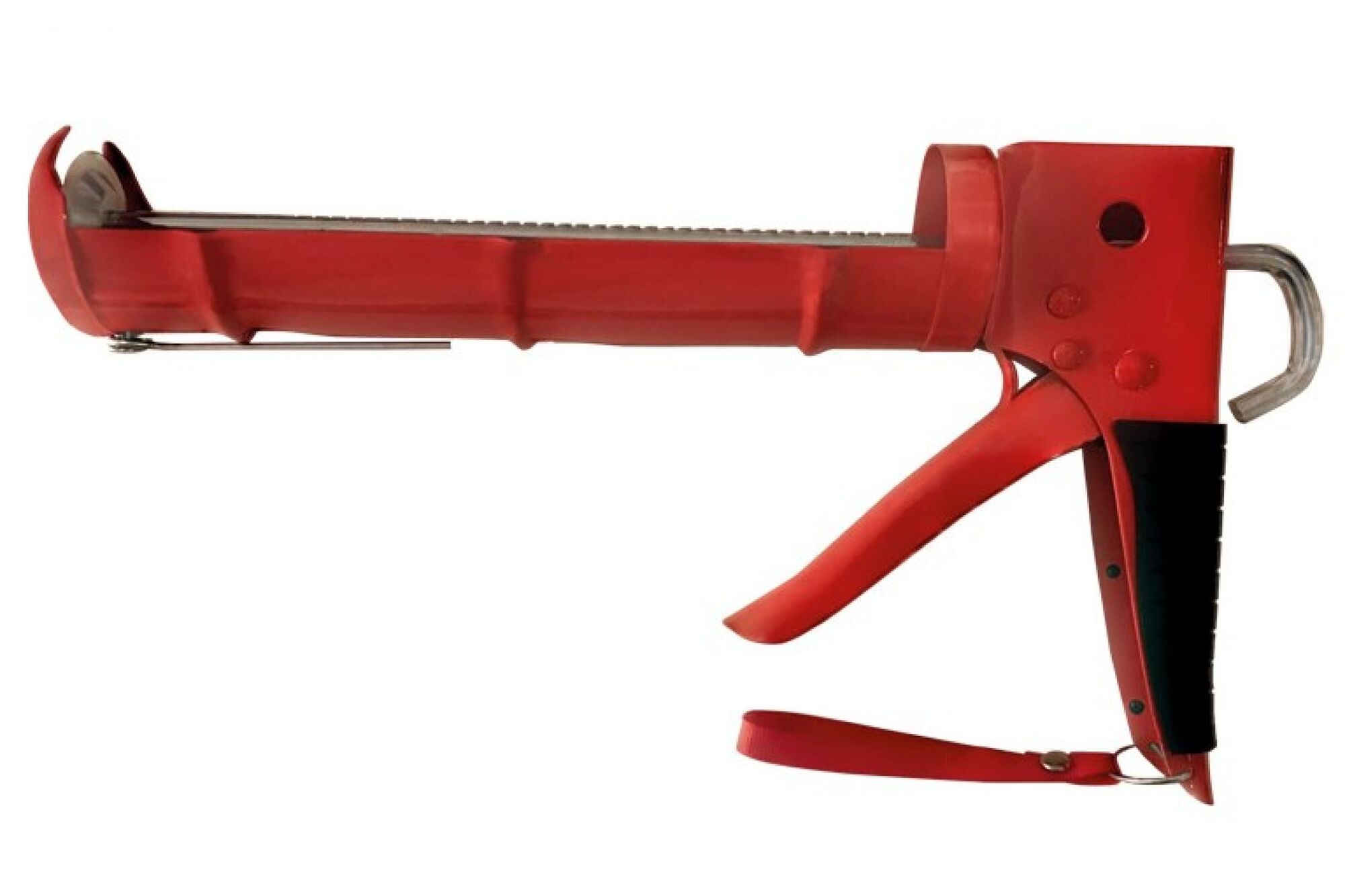 Полукорпусный пистолет для герметиков с храповым механизмом РемоКолор 9', зубчатый шток 23-1-000