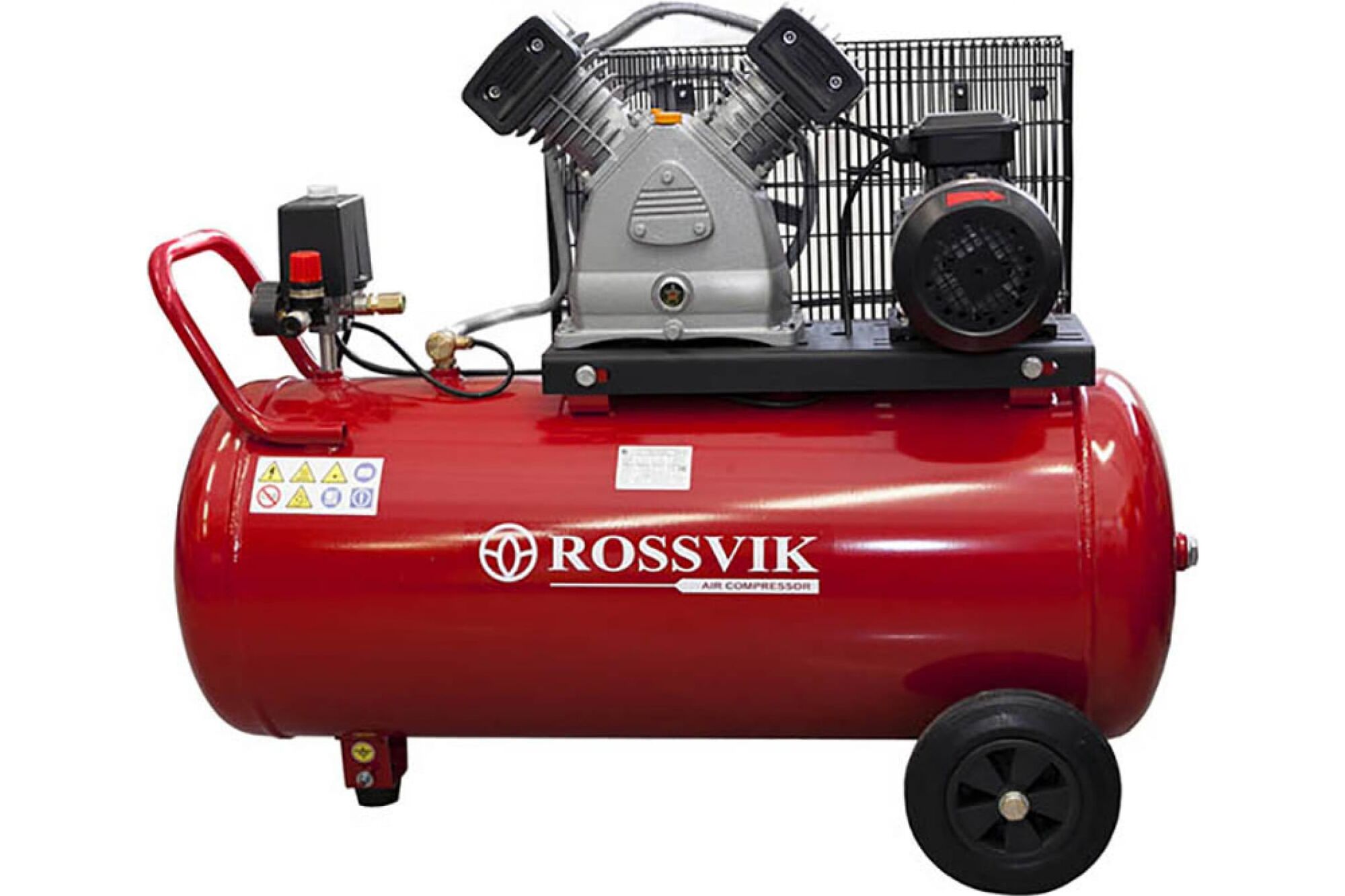 Поршневой компрессор ROSSVIK 10бар, ресивер 100 л, 220В/2,2кВт СБ4/С-100.LB30A