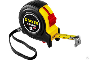 Профессиональная рулетка с двухсторонней шкалой STAYER Stabil 3 м х 16 мм 34131-03_z02 #1