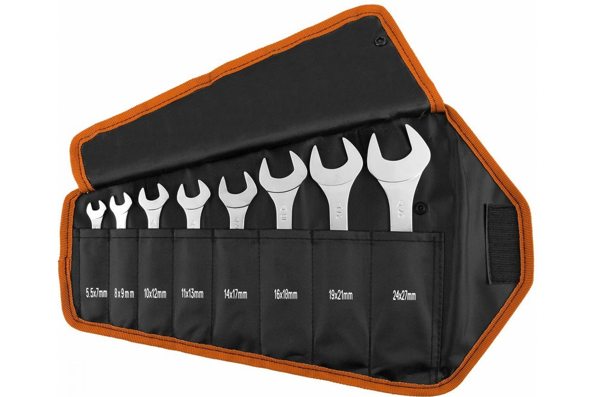 Рожковые ключи NEO Tools, супертонкие, 5.5-27 мм, набор 8 шт 09-860 1
