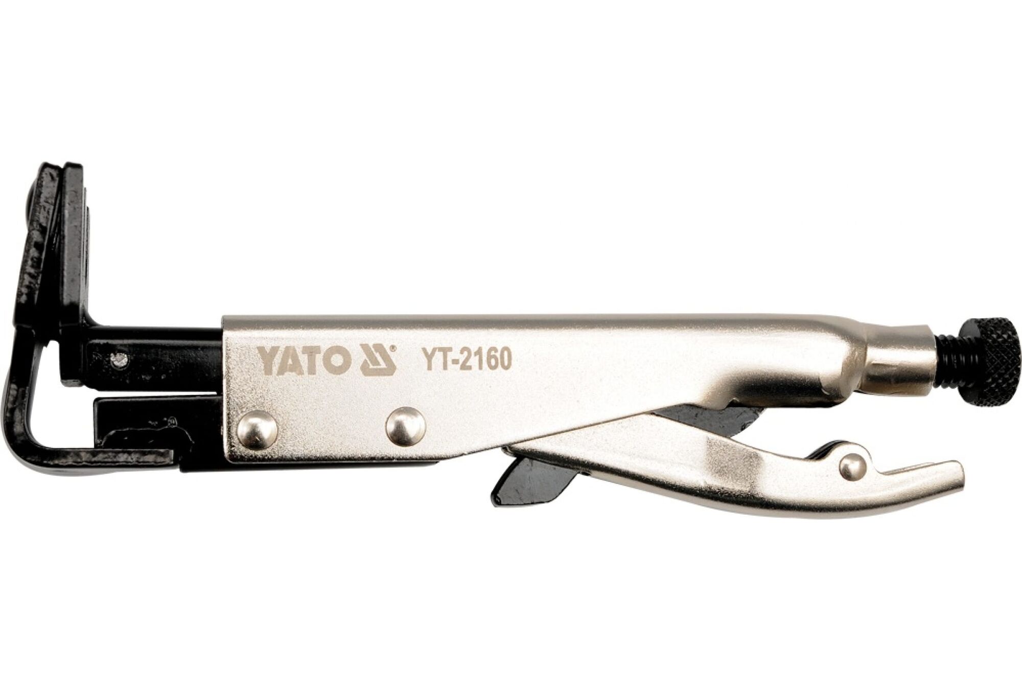 Ручной зажим с плоскими губками 200 мм YATO YT-2160