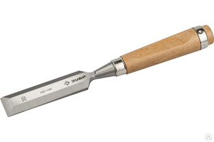 Стамеска-долото с деревянной ручкой, хромованадиевая, 30 мм Зубр ЭКСПЕРТ 18096-30 