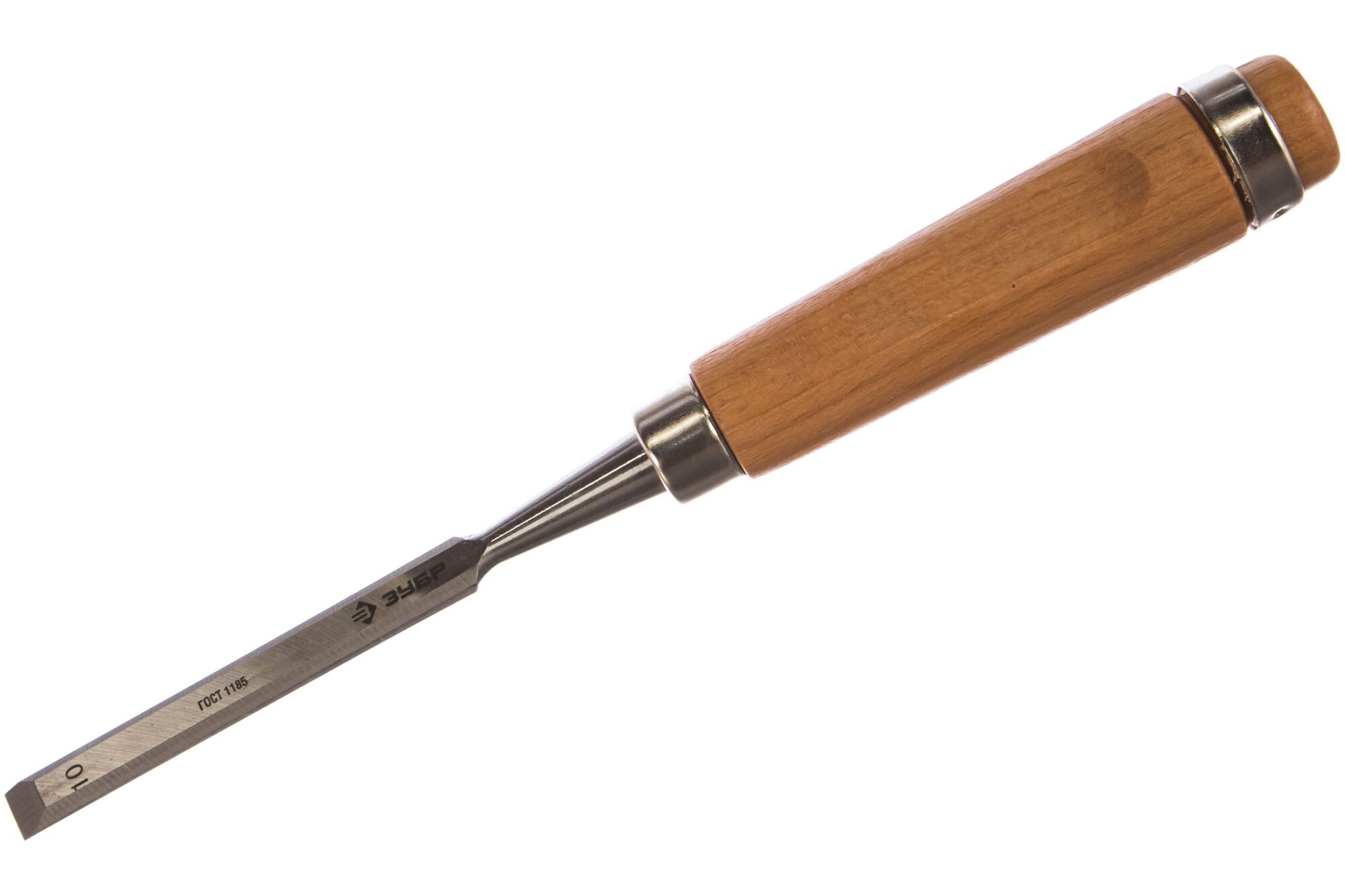 Стамеска-долото с деревянной ручкой, хромованадиевая, 10 мм Зубр ЭКСПЕРТ 18096-10