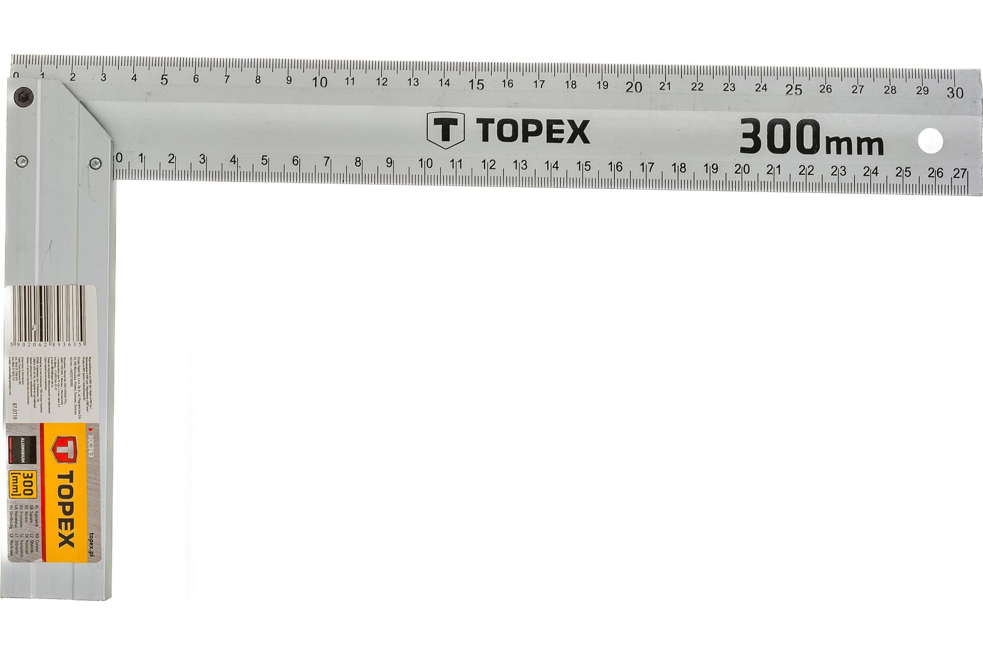 Строительный алюминиевый угольник TOPEX 30C363