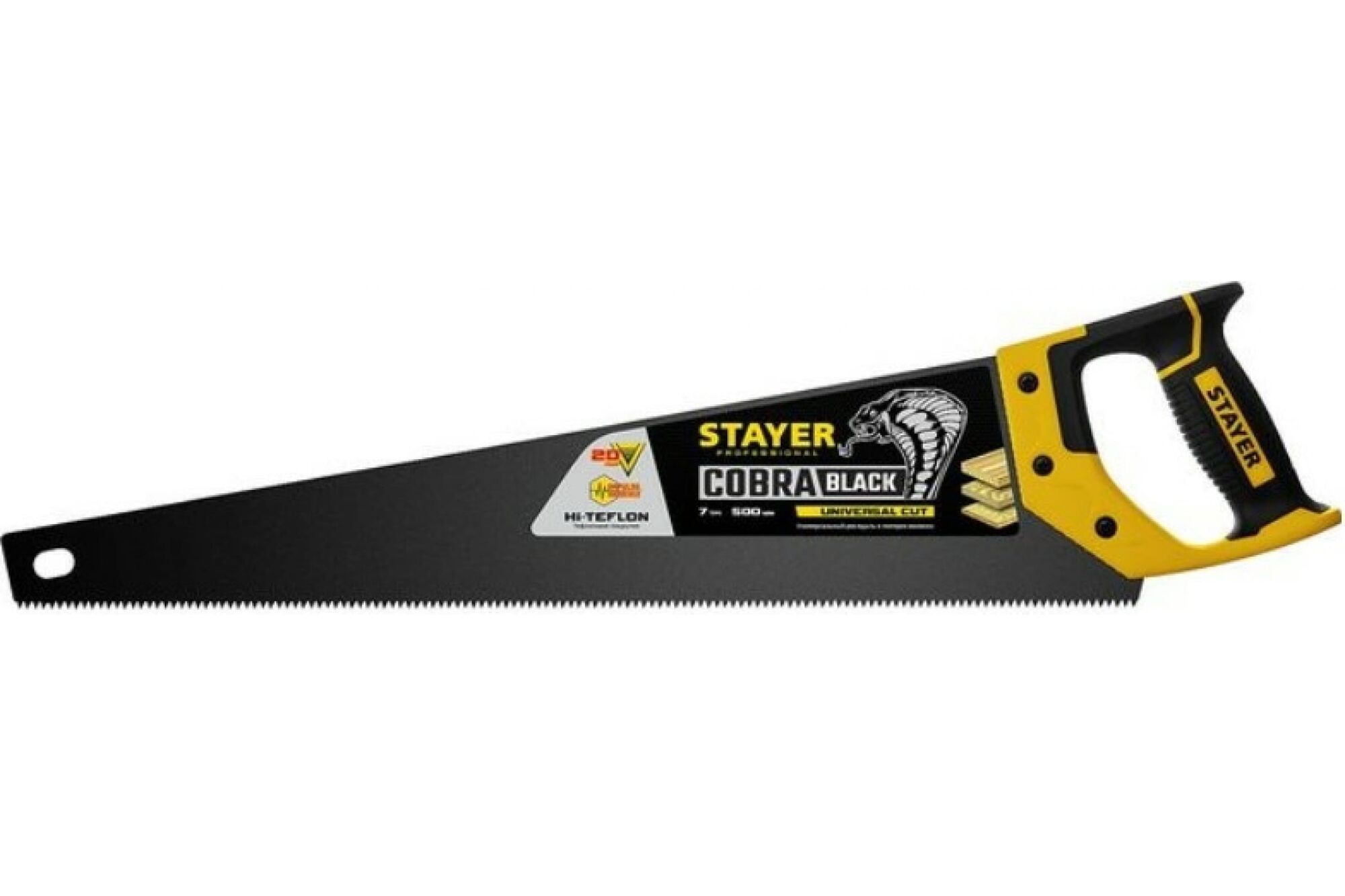 Универсальная ножовка Stayer 'Cobra BLACK' 500 мм, 7TPI, 2-15081-50_z01