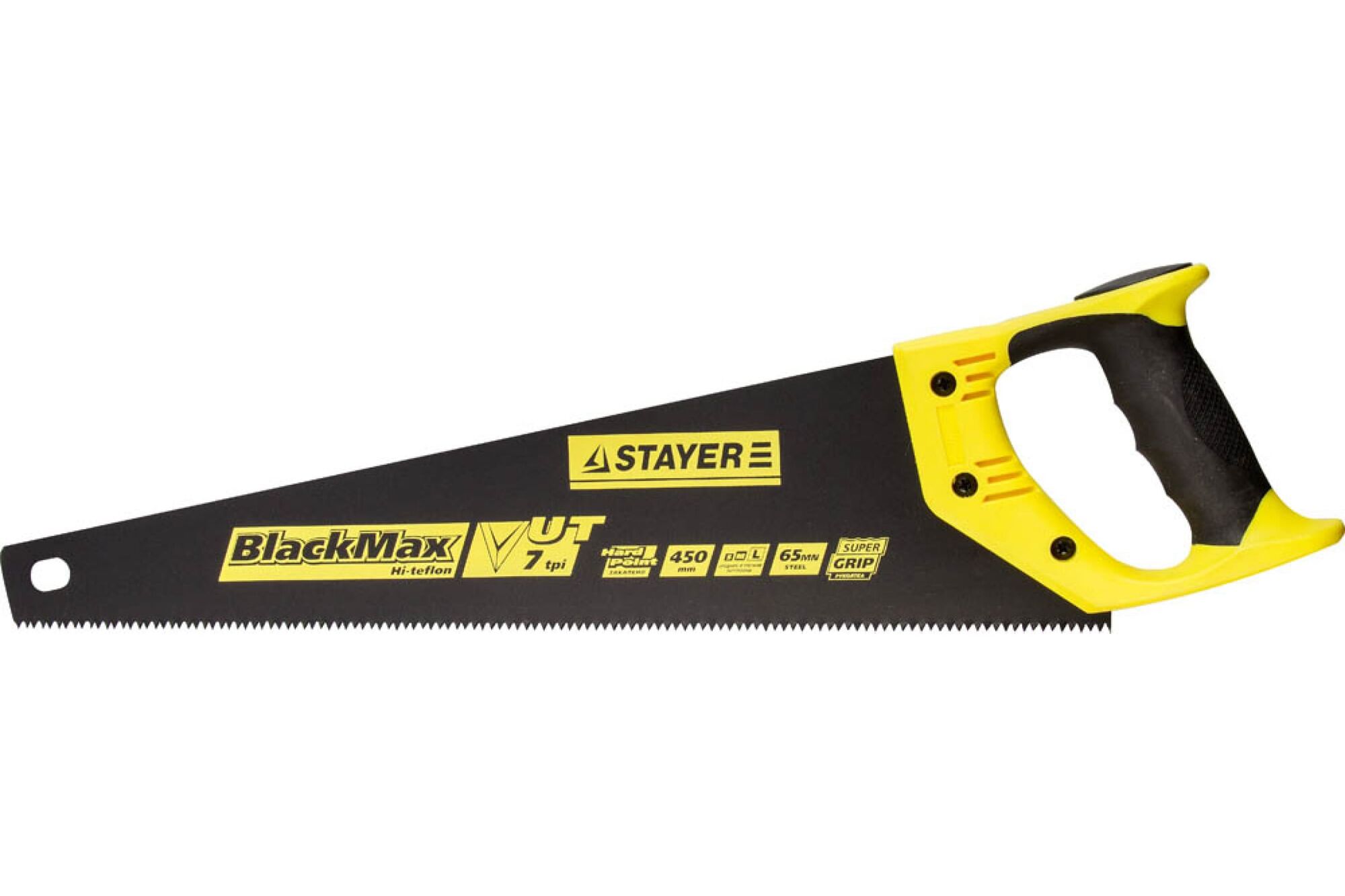 Универсальная ножовка пила STAYER 'Cobra BLACK' 450 мм, 7TPI, 2-15081-45_z01