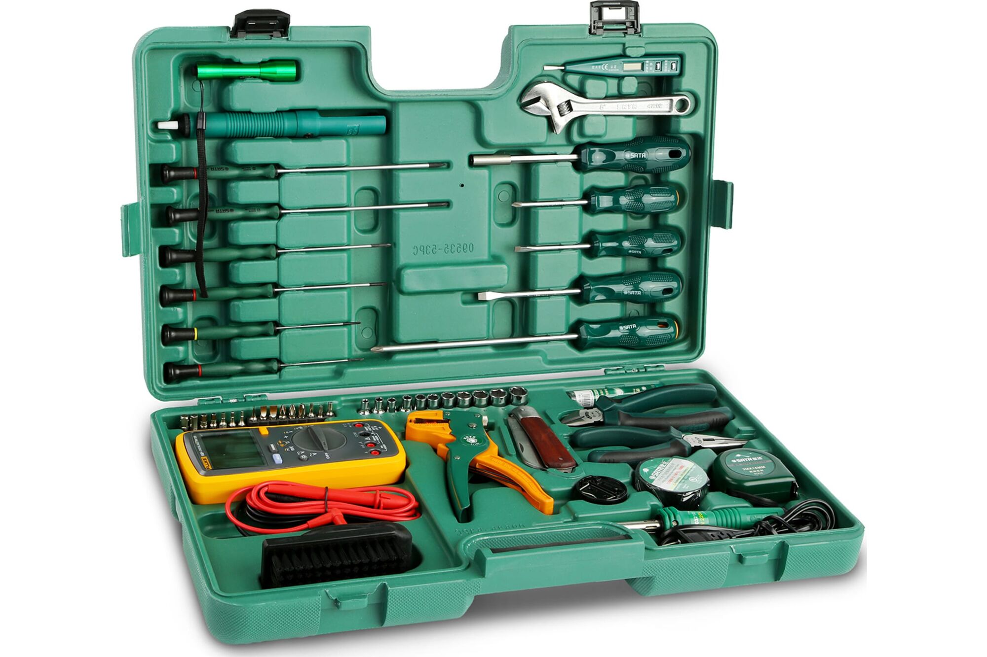 Универсальный набор инструмента для электротехнических работ 53 шт SATA 09535