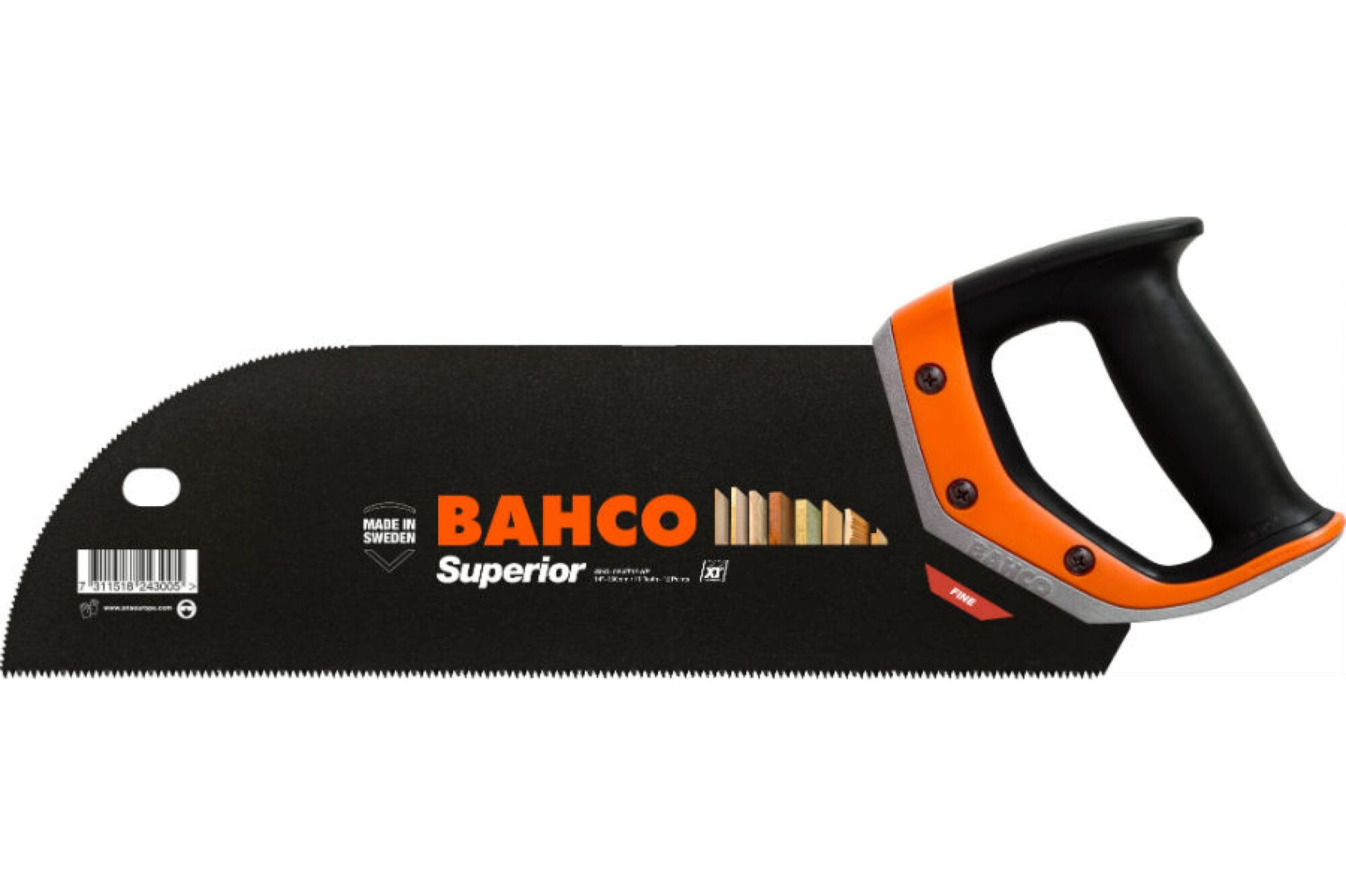 Фанеропильная ножовка с покрытием 350 мм Bahco 3240-14-XT11-HP