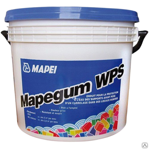 Быстросохнущая эластичная жидкая гидроизоляция Mapegum Мапегум WPS 25kg