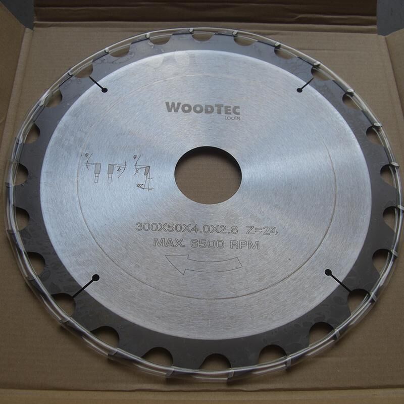 Пила дисковая Ø300 х 50 х 4,0/2,8 Z24 WZ продольное WoodTec (ИН 299124)