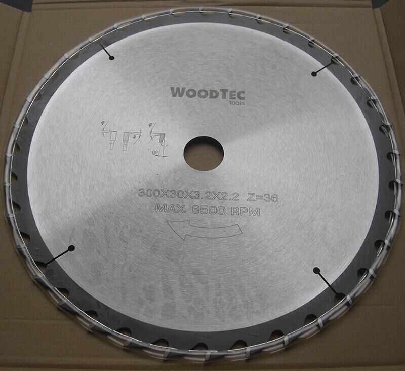 Пила дисковая Ø300 х 30 х 3,2/2,2 Z36 WZ продольное/поперечное WoodTec (ИН 299120)