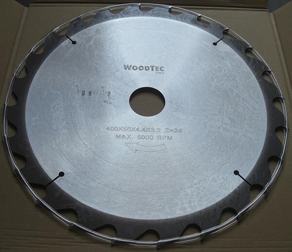 Пила дисковая Ø400 х 50 х 4,4/3,2 Z24 WZ продольное WoodTec (ИН 299133)