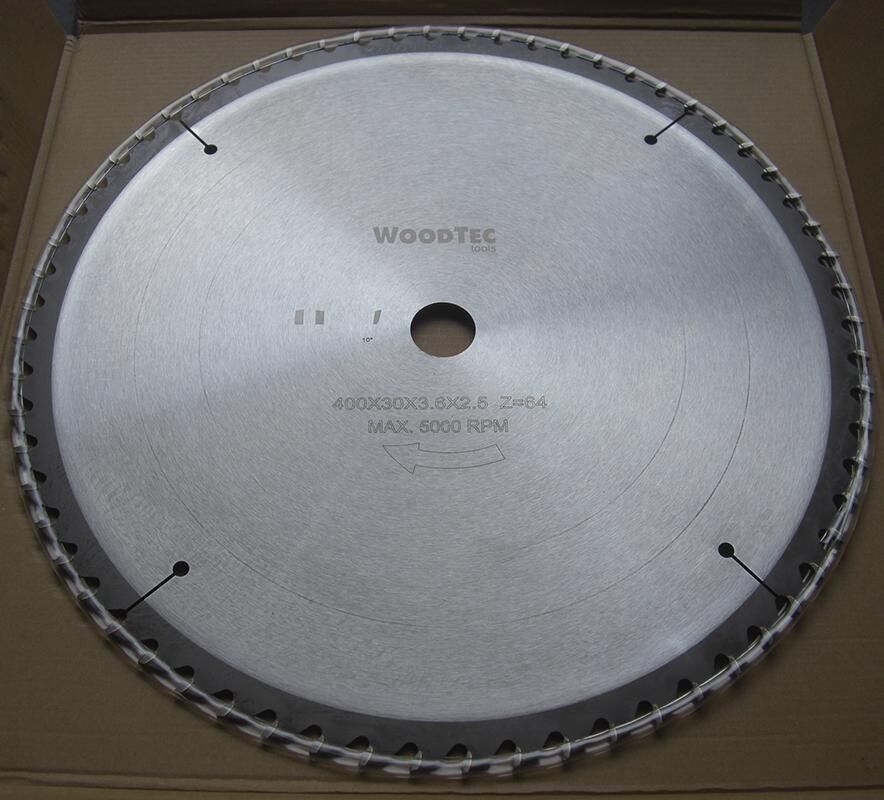Пила дисковая Ø400 х 30 х 3,6/2,5 Z64 WZ продольное/поперечное WoodTec (ИН 299131)
