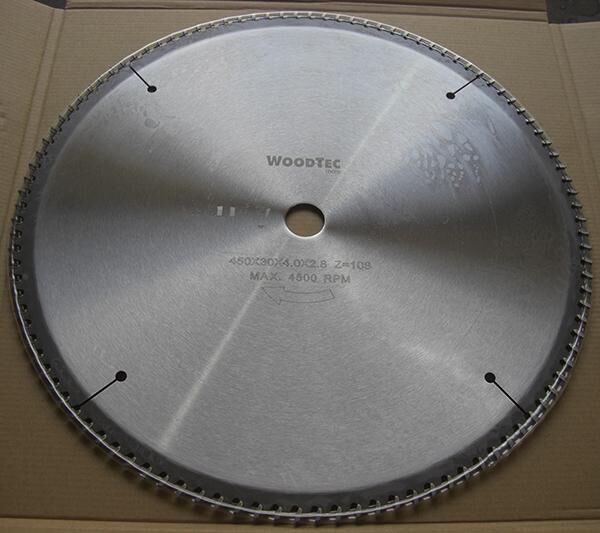 Пила дисковая Ø450 х 30 х 4,0/2,8 Z108 WZ поперечное WoodTec (ИН 299134)
