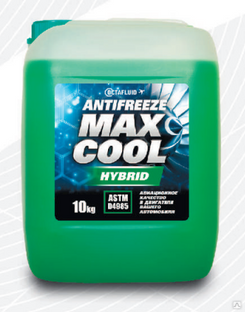 Антифриз MAXCool Hybrid концентрат 220 кг Сине-зелёный 