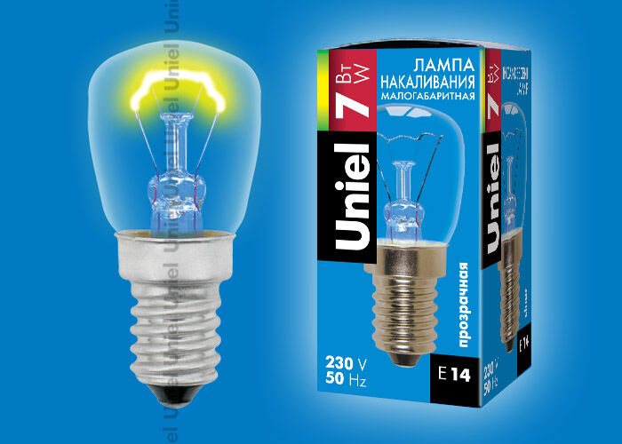 Лампа накаливания IL-F25-CL-07/E14 Uniel 10804