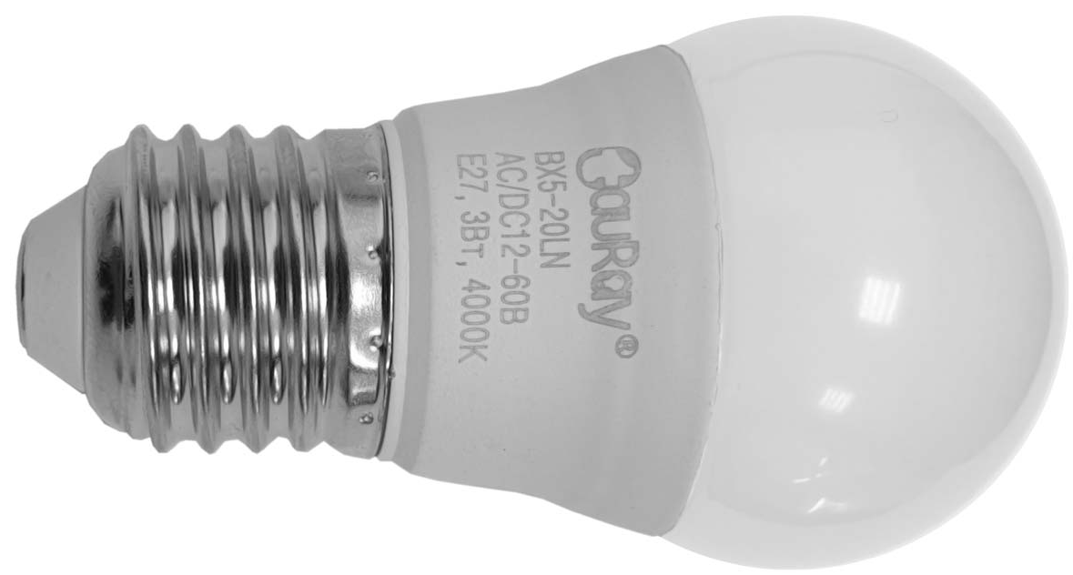 Низковольтная лампа BX5-20LN 3Вт AC/DC 12-60V 4000К Tauray