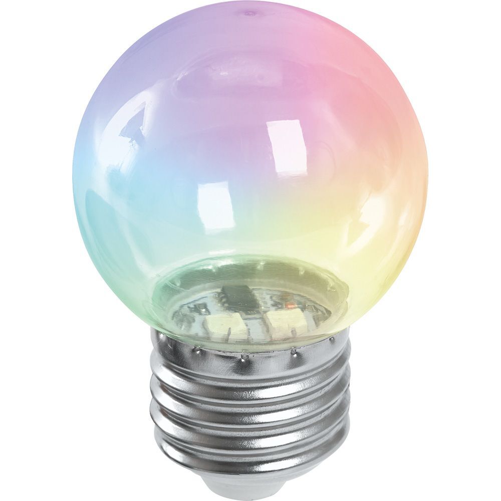 Лампа для Белт-лайт Feron LB-37 38129 прозрачный E27 1W RGB быстрая смена цвета