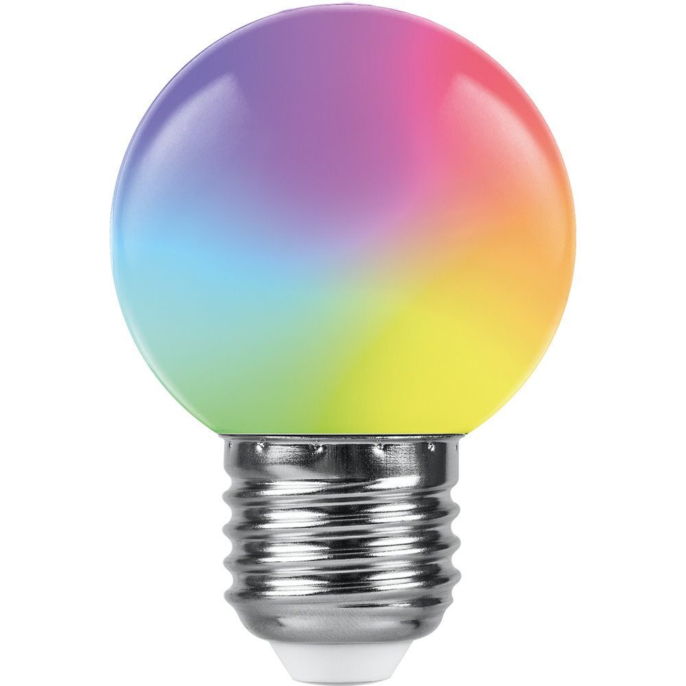 Лампа для Белт-лайт Feron LB-371 38133 прозрачный E27 3W RGB плавная смена цвета