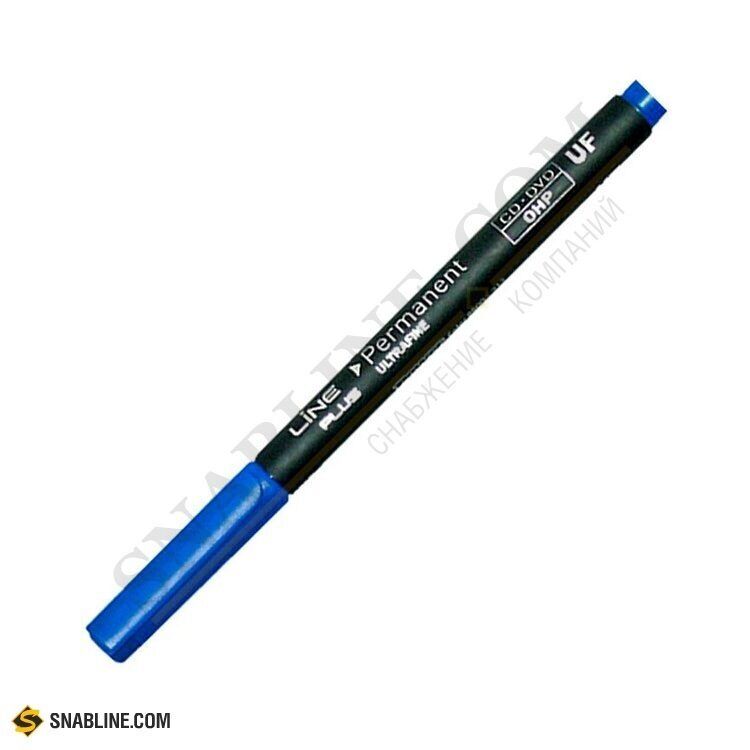 Маркер перманентный POWER-LINE 2500 синий, толщина линии 0.6 мм