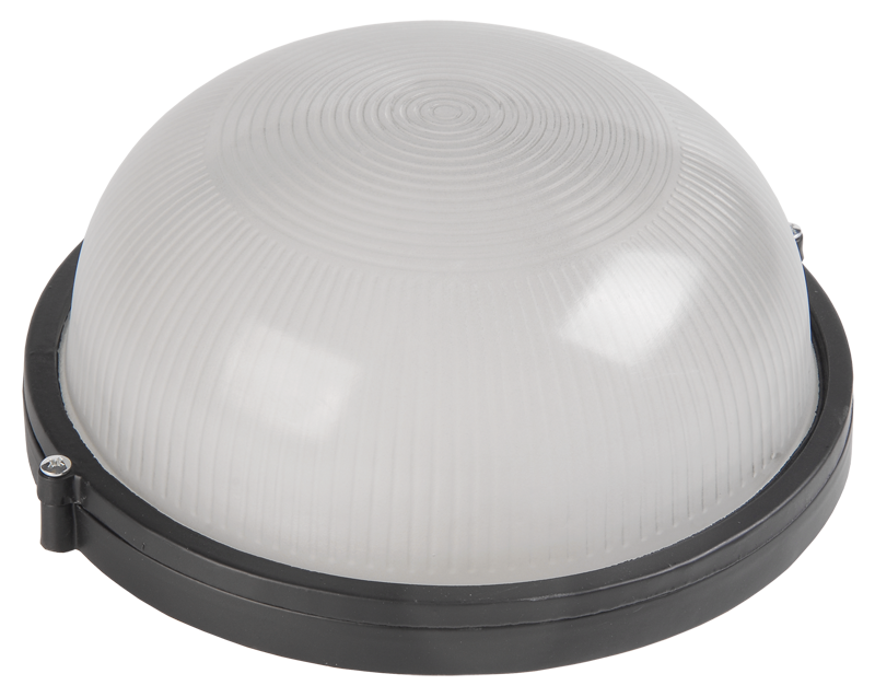 Светильник круглый ИЭК НПП1101 черный (без лампы), 100W E27 IP54 100x257x241 мм