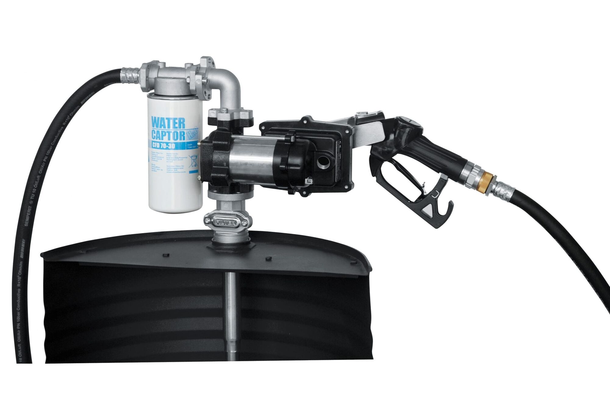 Бочковой комплект PIUSI Drum EX50 230 V ATEX для бензина: электрический насос, F0037401A