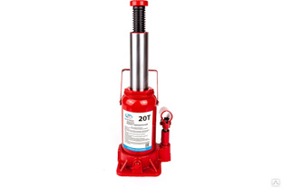 Гидравлический бутылочный домкрат 20 т в коробке /красный/ AUTOVIRAZH AV-074220 #1