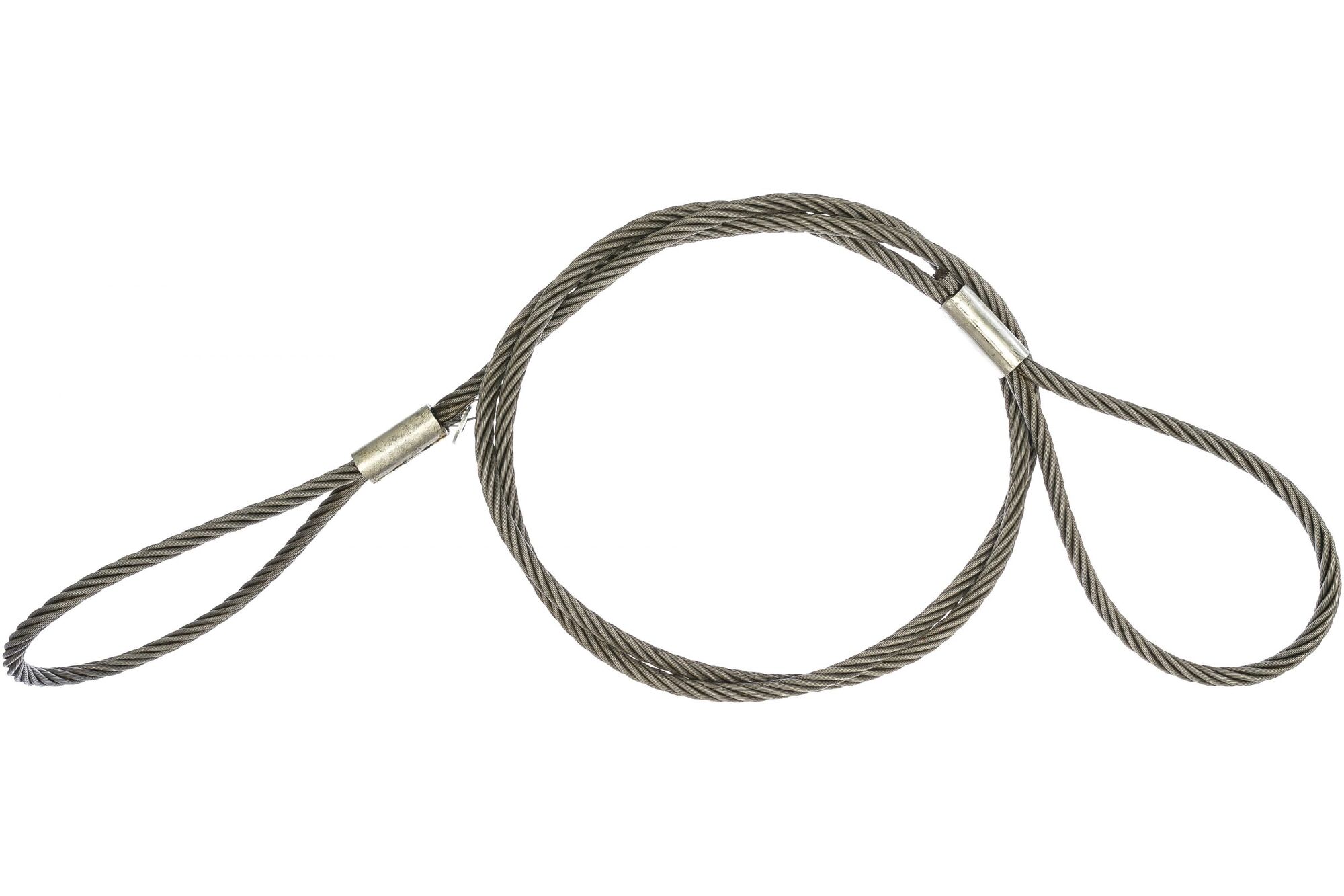 Канатный петлевой строп (1 т, 3 м, опрессовка) СТРОП-ПРО СКП1 УСК1 SP04904