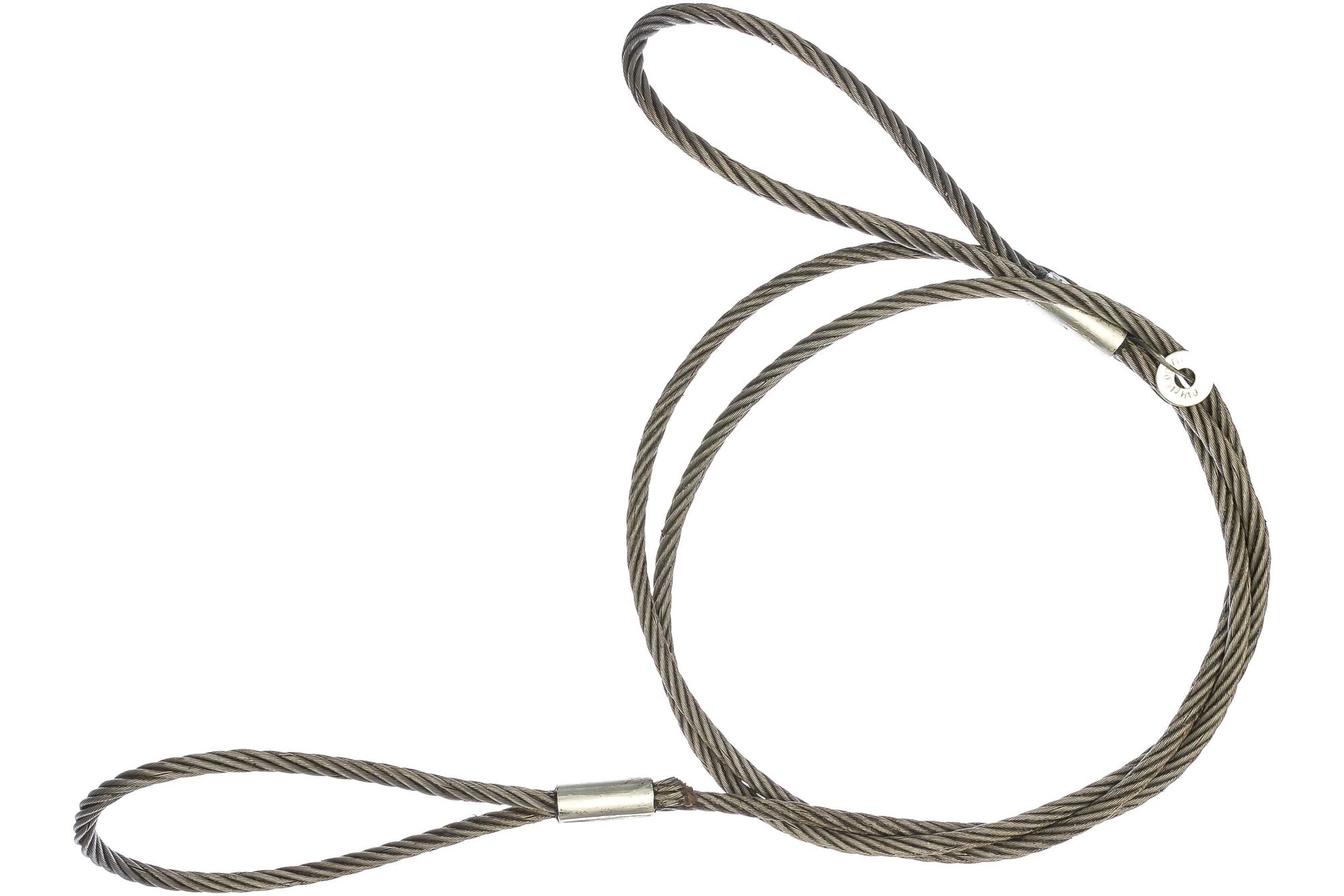 Канатный петлевой строп (2 т, 4 м, опрессовка) СТРОП-ПРО СКП1 УСК1 SP04908